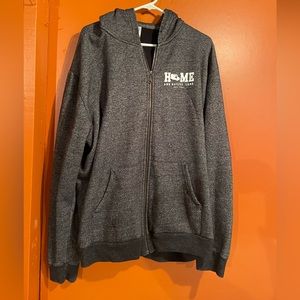 🇨🇦 Canada Home And Native Land Metal Zip-Up Hoodie US XXL 🇨🇦